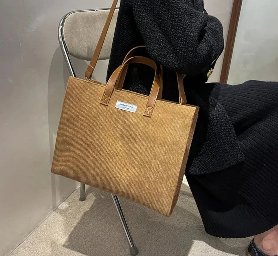 Vanta Vintage Corduroy Luxury Handbag Siren Fashion
