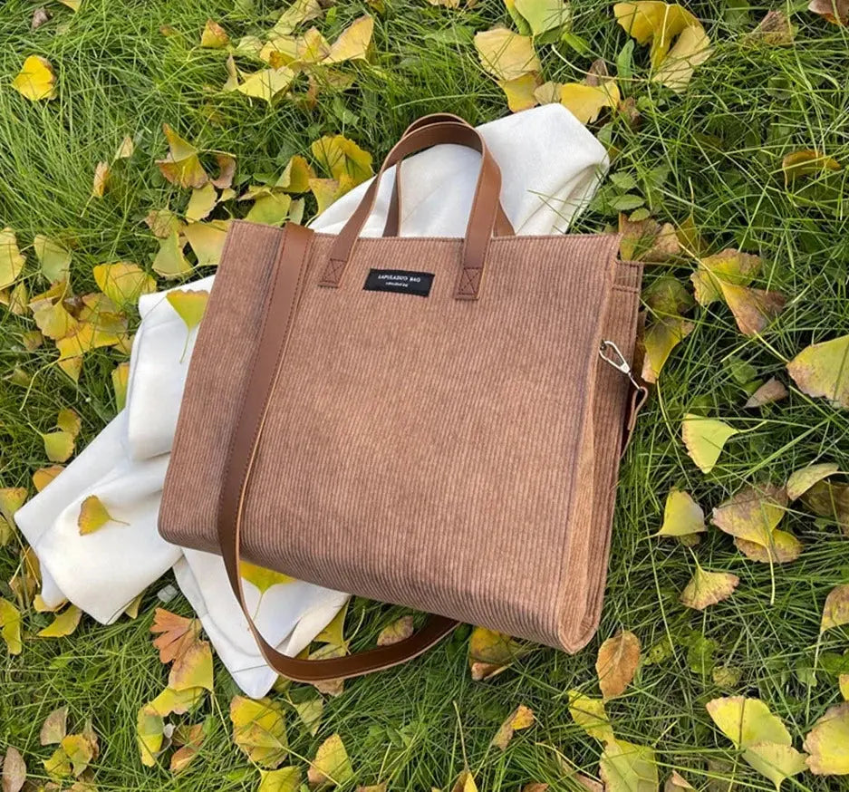 Vanta Vintage Corduroy Luxury Handbag Siren Fashion