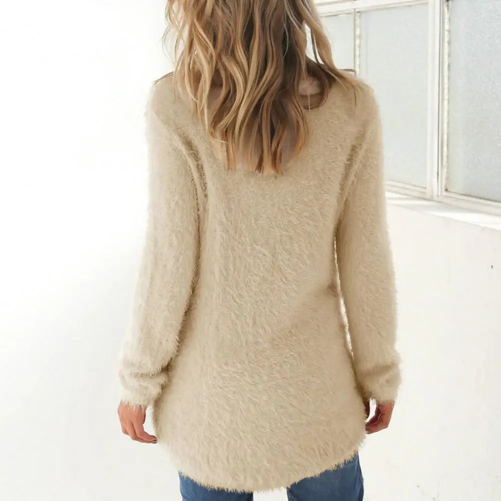 Evelina Fashion Vintage Fluffy Sweater Siren Fashion