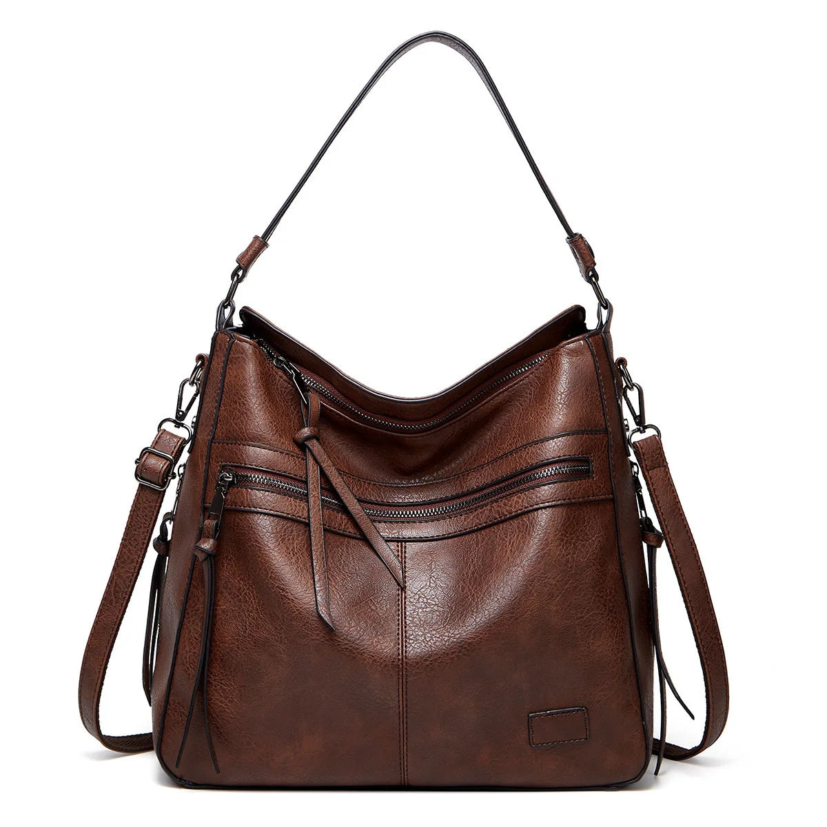 Anselma Vintage Leather Shoulder Bag Siren Fashion