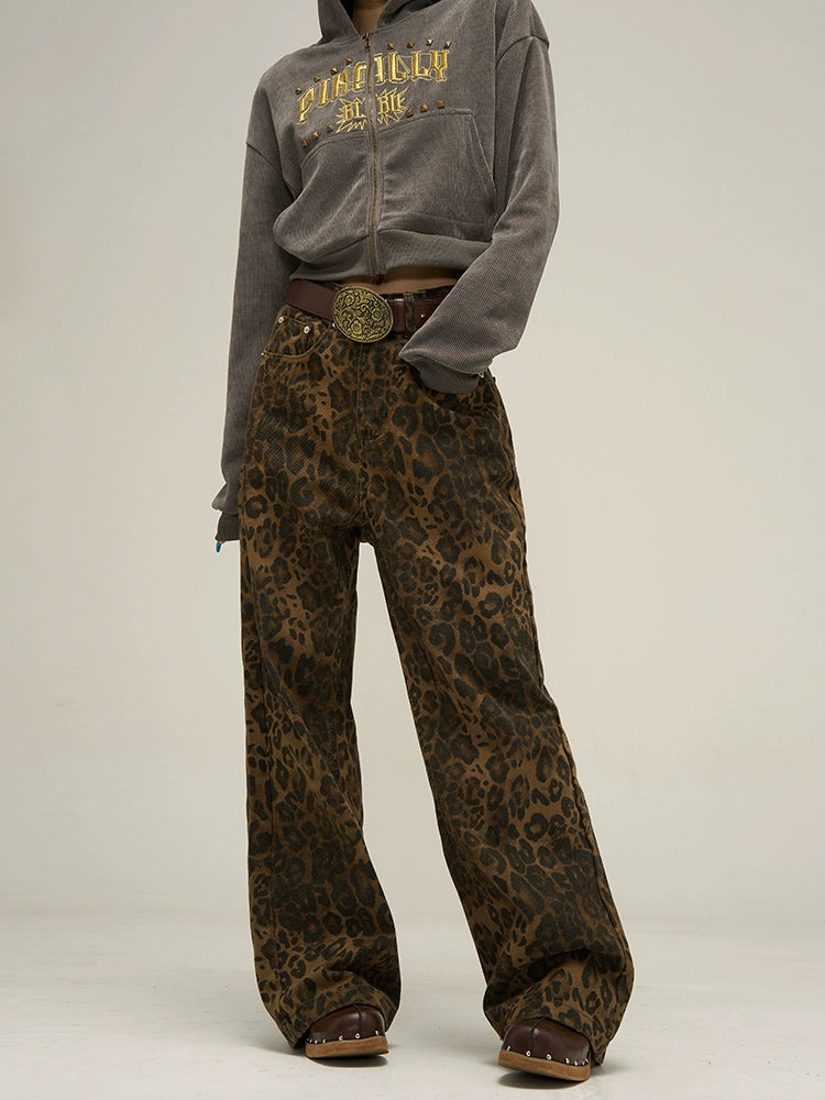 Giulia Chic Leopard Print Pants Siren Fashion