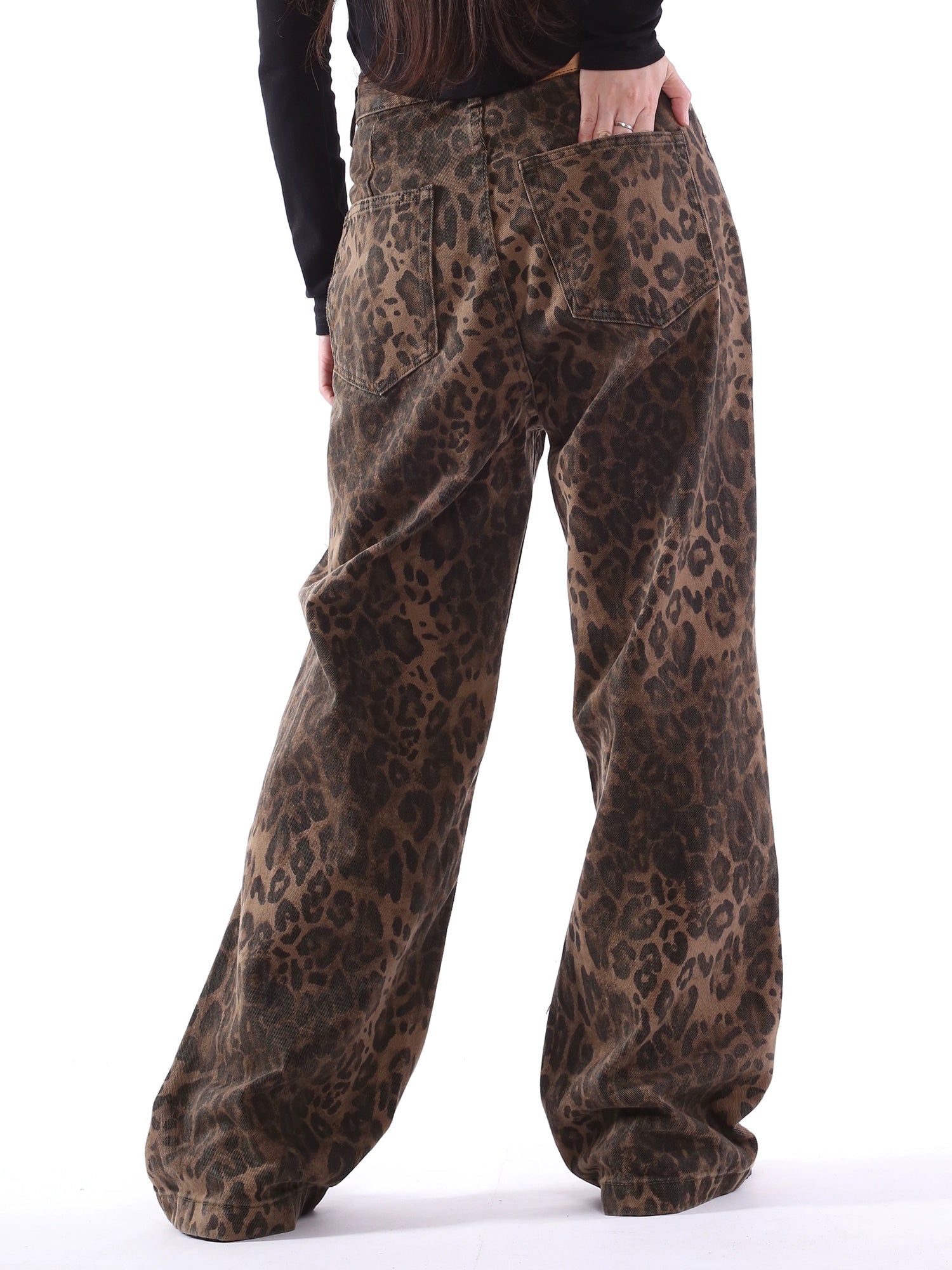 Viviana Fashion Vintage Leopard Print Pants Siren Fashion