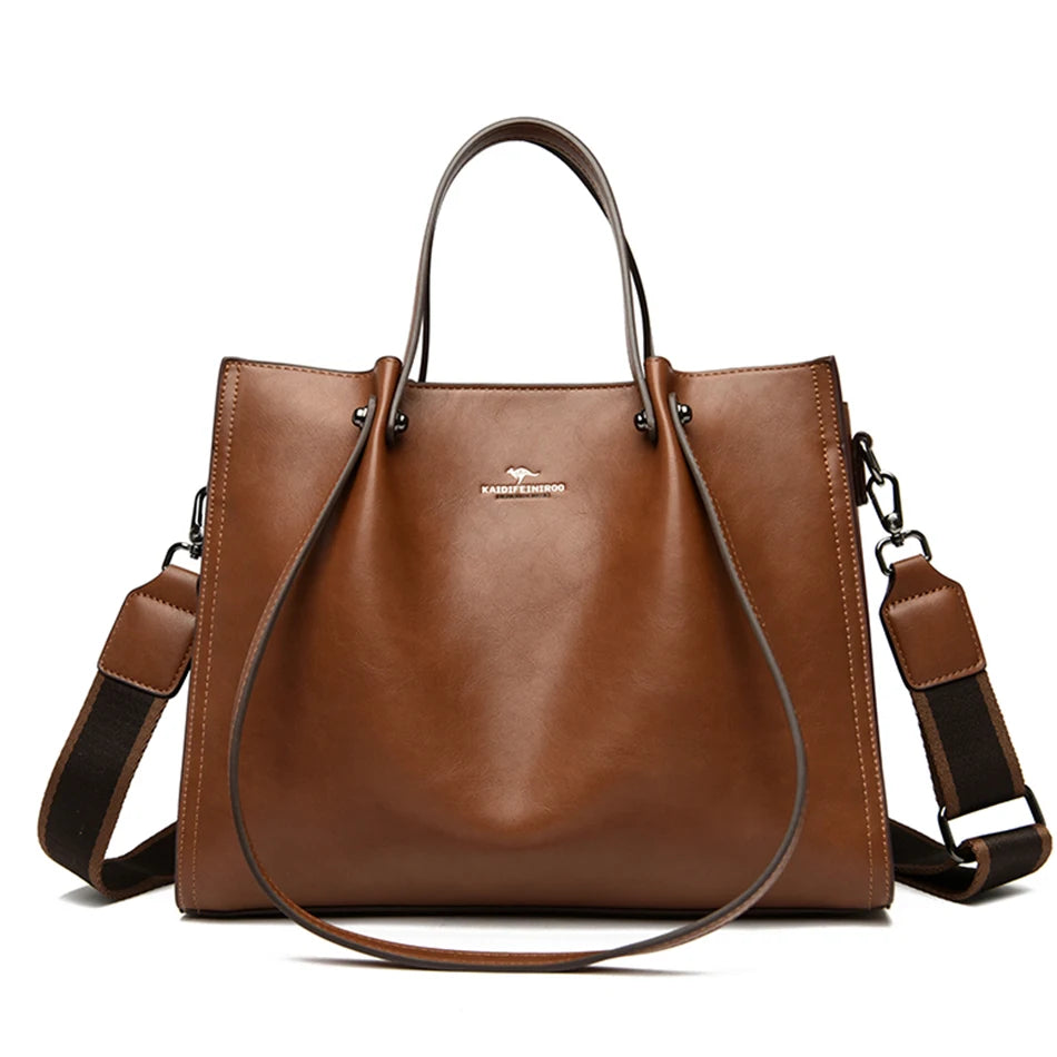 Sofia  Leather Shoulder Hand Bag Siren Fashion