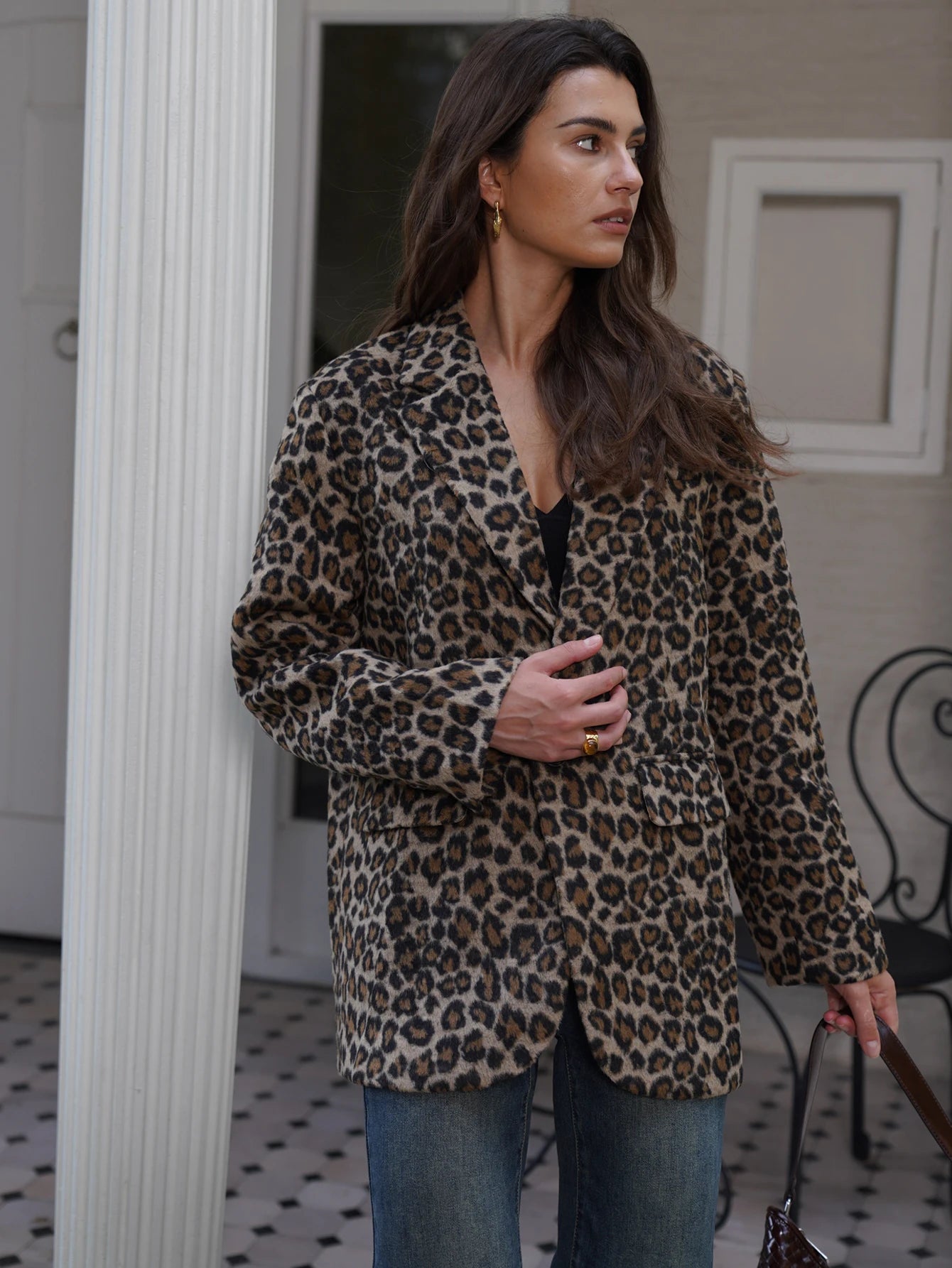 Amadea Leopard Fashion Blazer Siren Fashion