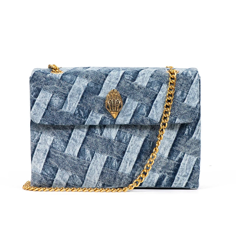 Cristina Denim Patchwork Purse Siren Fashion