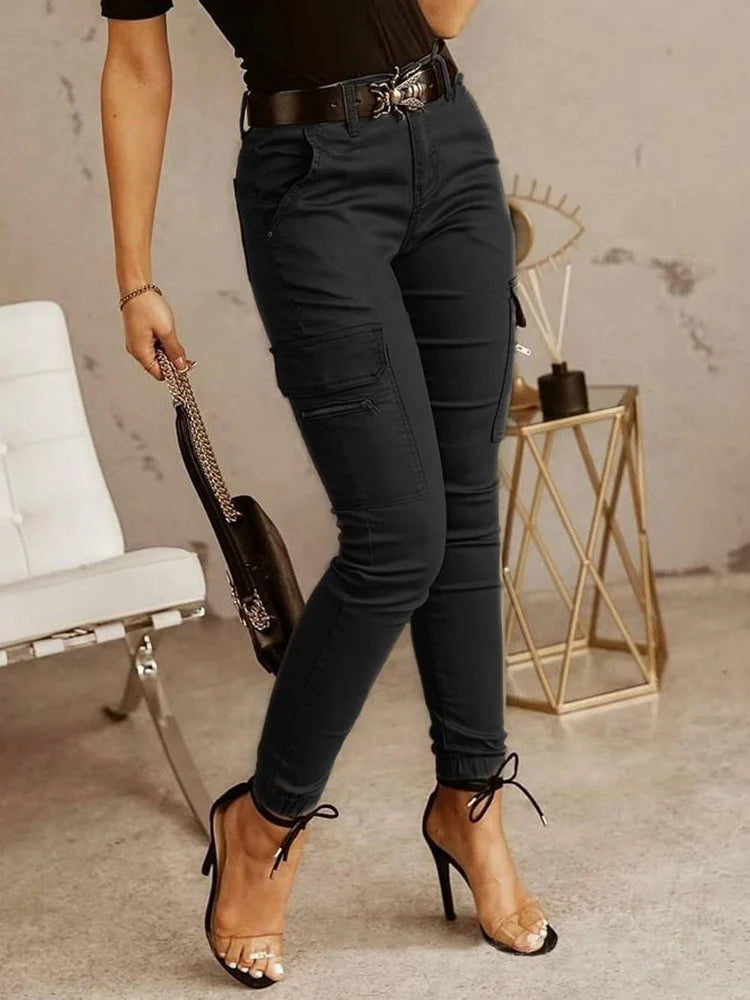 Allesia Cargo Slim Fit Pants Siren Fashion