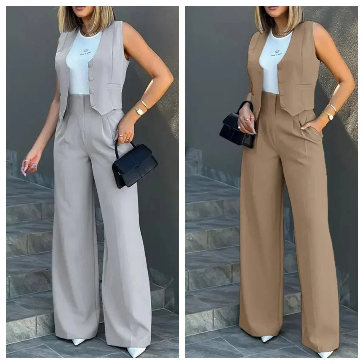 Luna Fashion High Waist Pant Set Siren Fashion