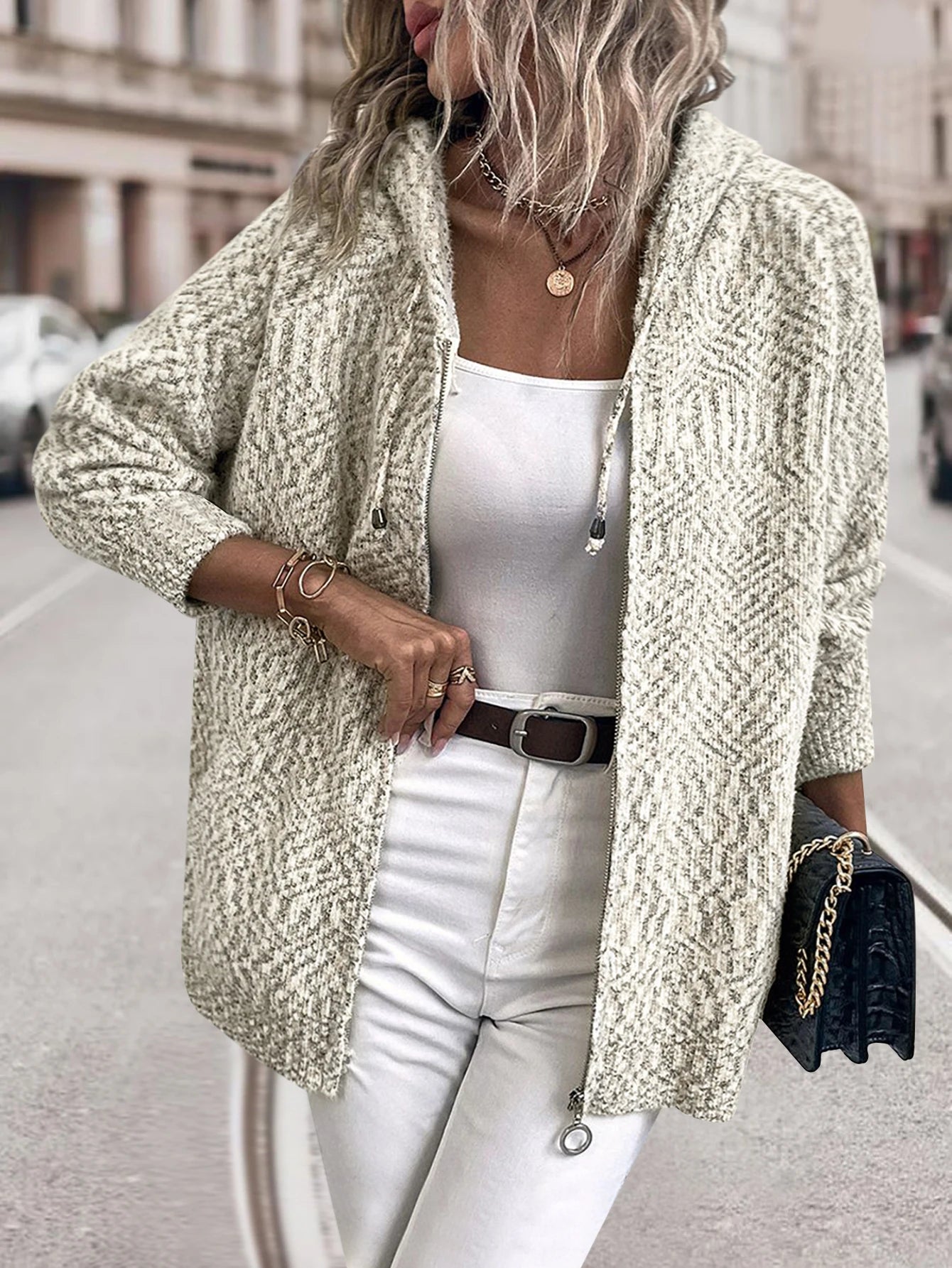 The Maria Cardigan Hooded Sweater Siren Fashion