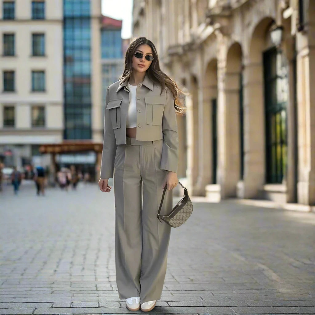 Lake Shore Fashion Chic Pants Suit Siren Fashion