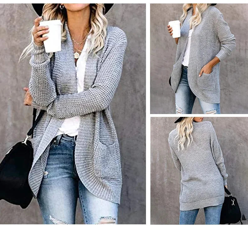 Francesca Fashion Knitted Cardigan Sweater Siren Fashion