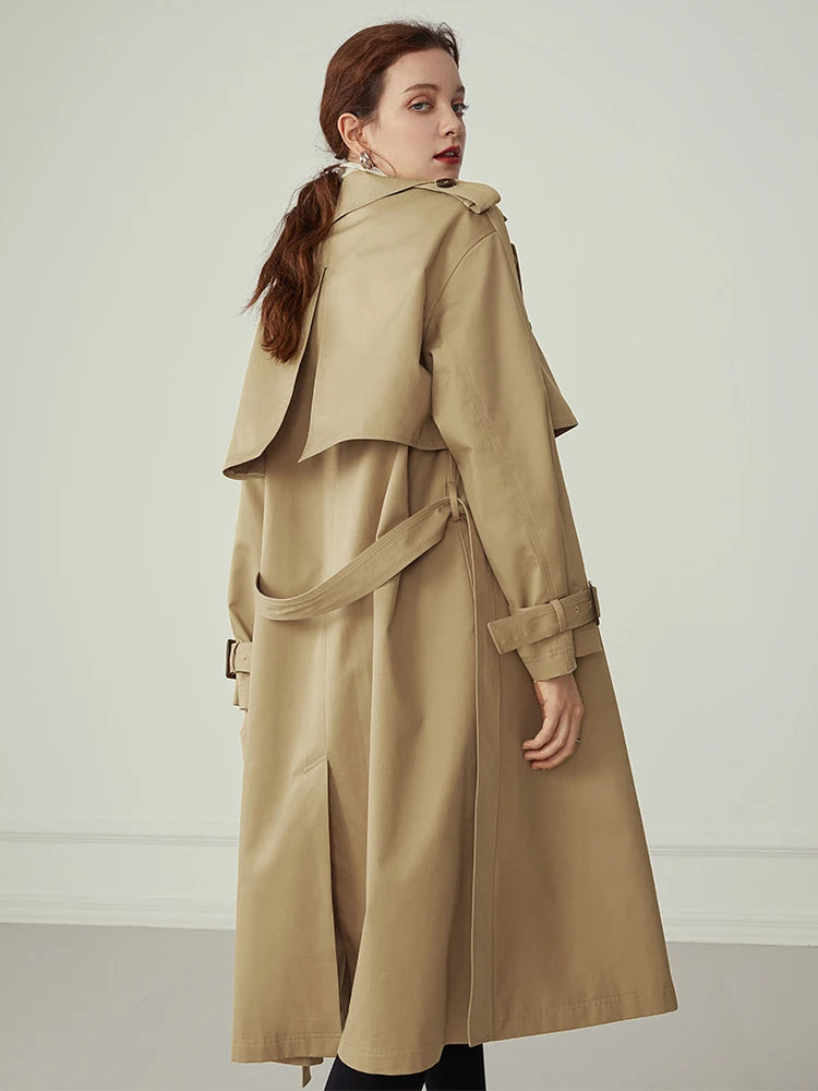 Palmira Fashion Belted Trench Coat Siren Fashion