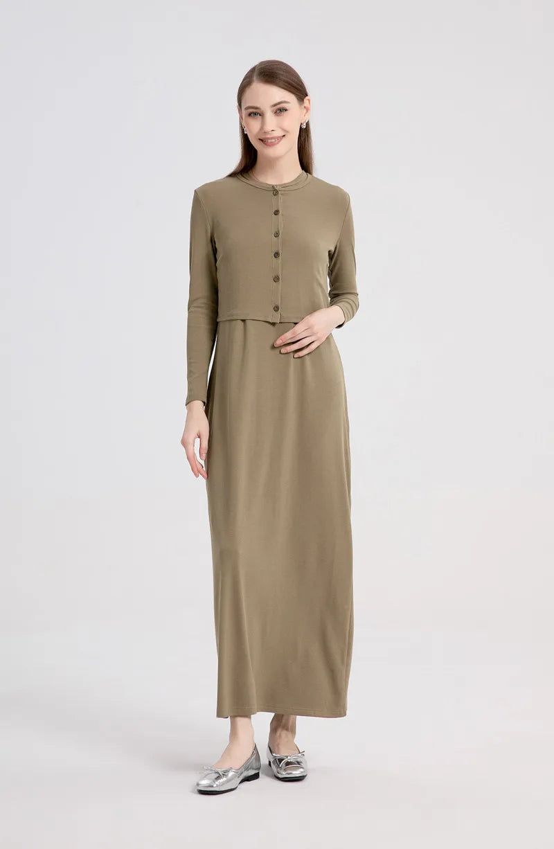 Matilde Cardigan Sweater & Maxi Dress Siren Fashion