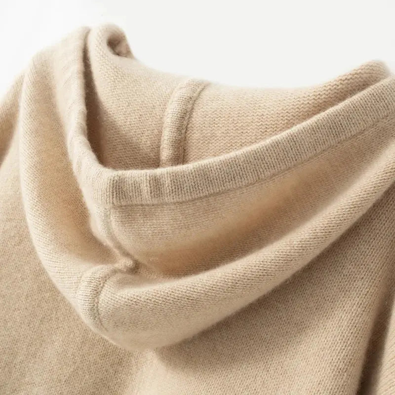 Paulina's Cashmere Hooded Sweater Siren