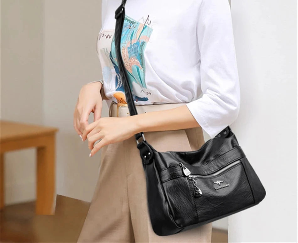 Matilde Genuine Leather Shoulder Bag Siren Fashion