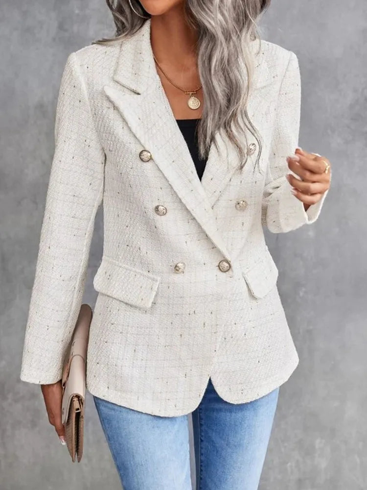 Stefania Casual Tweed Suit Coat Siren Fashion