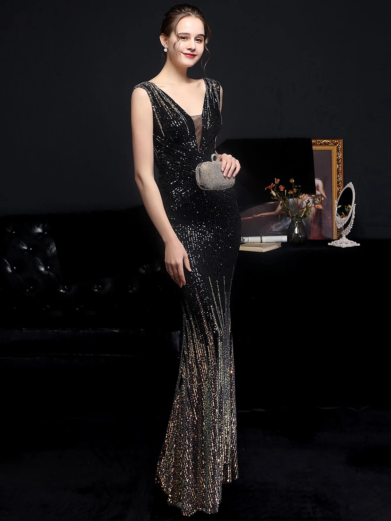 Martina Fashion Sequin Long Dress Siren Fashion