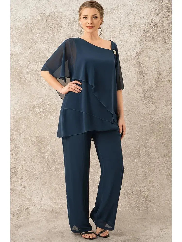 Martina Fashion Plus Size Pant Suit Siren Fashion