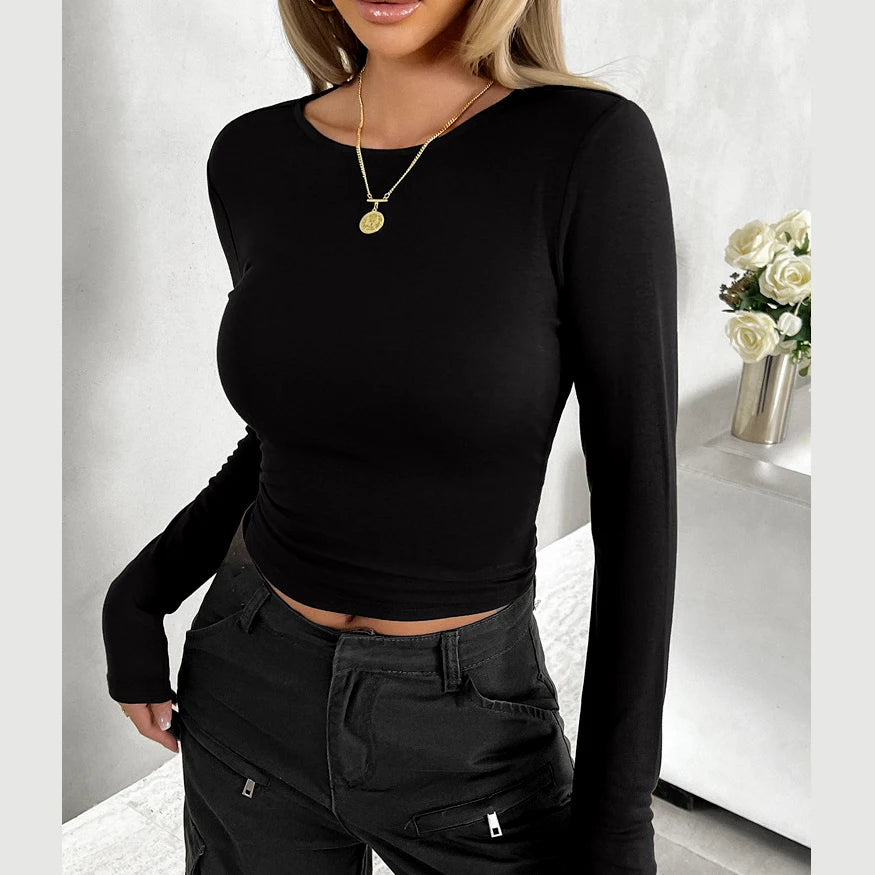 The Viviana Long Sleeve Pullover Top Siren Fashion