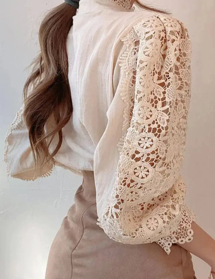 Cleo Chiffon Turtleneck Chic Blouse Siren Fashion