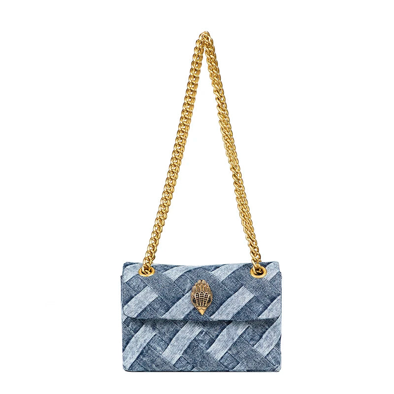 Cristina Denim Patchwork Purse Siren Fashion