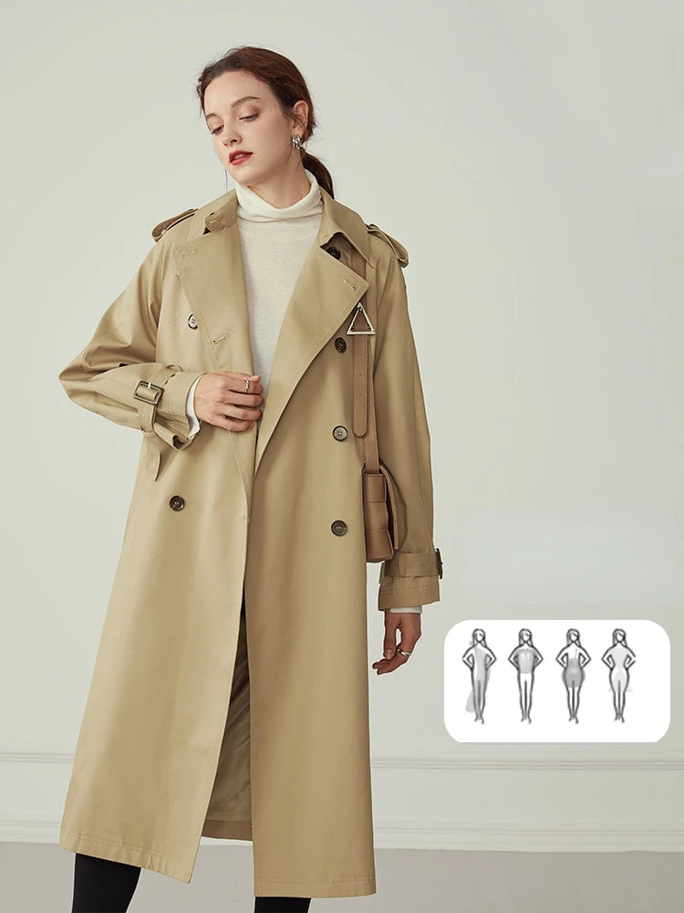 Palmira Fashion Belted Trench Coat Siren Fashion