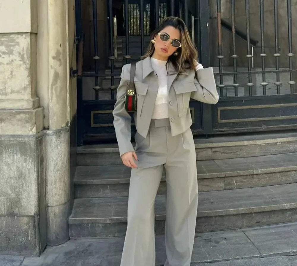 Lake Shore Fashion Chic Pants Suit Siren Fashion