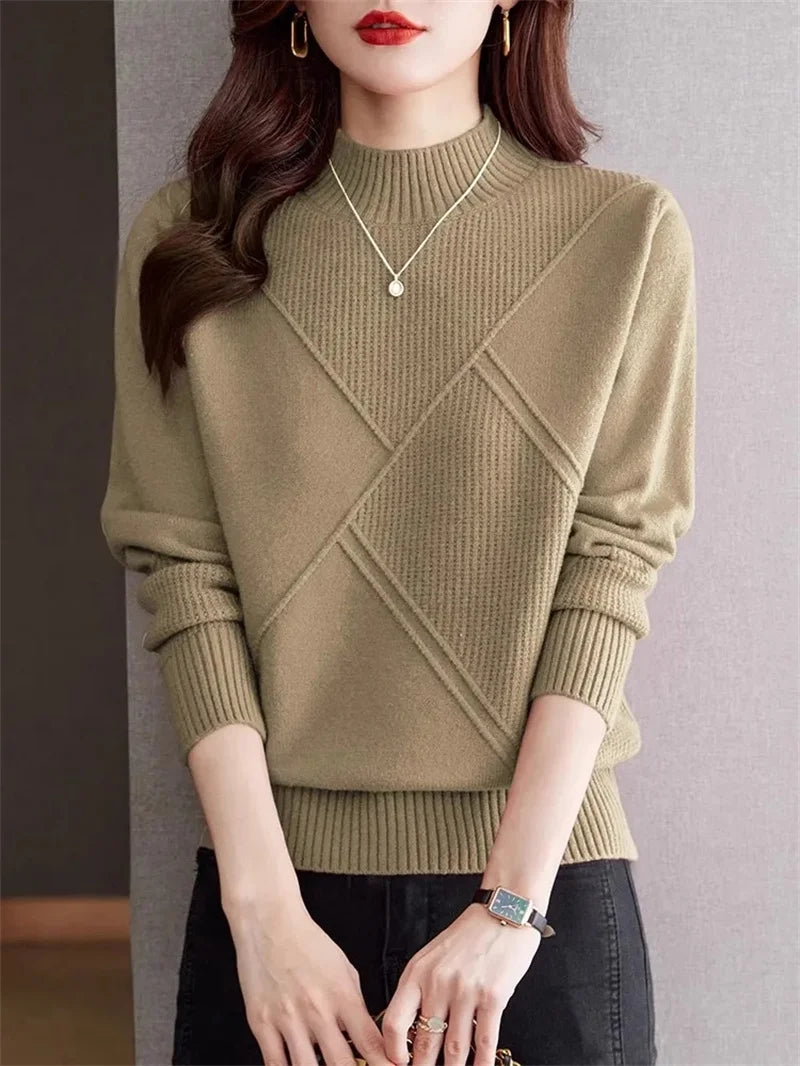 The Sofia Cashmere Knitted Wool Sweater