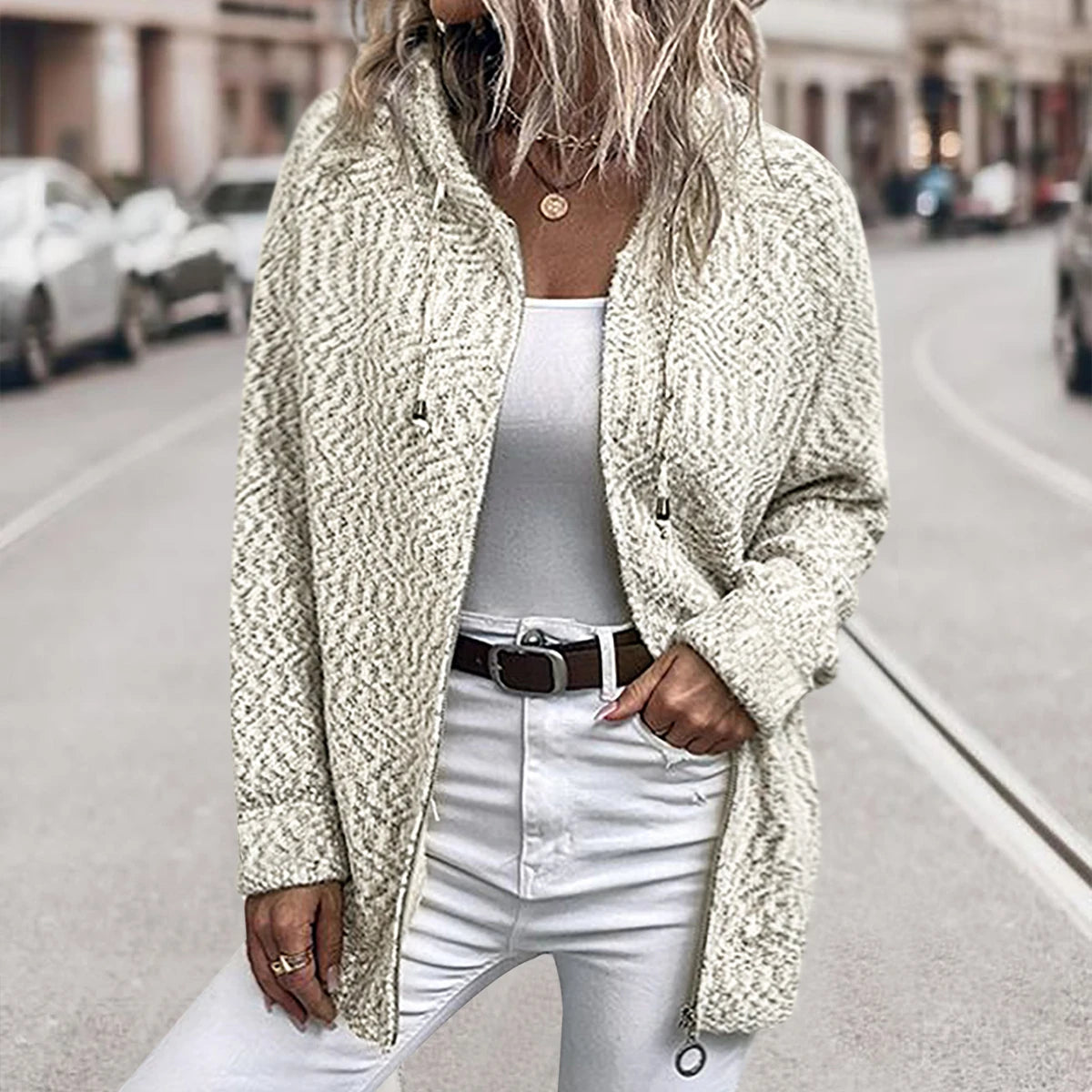 The Maria Cardigan Hooded Sweater Siren Fashion