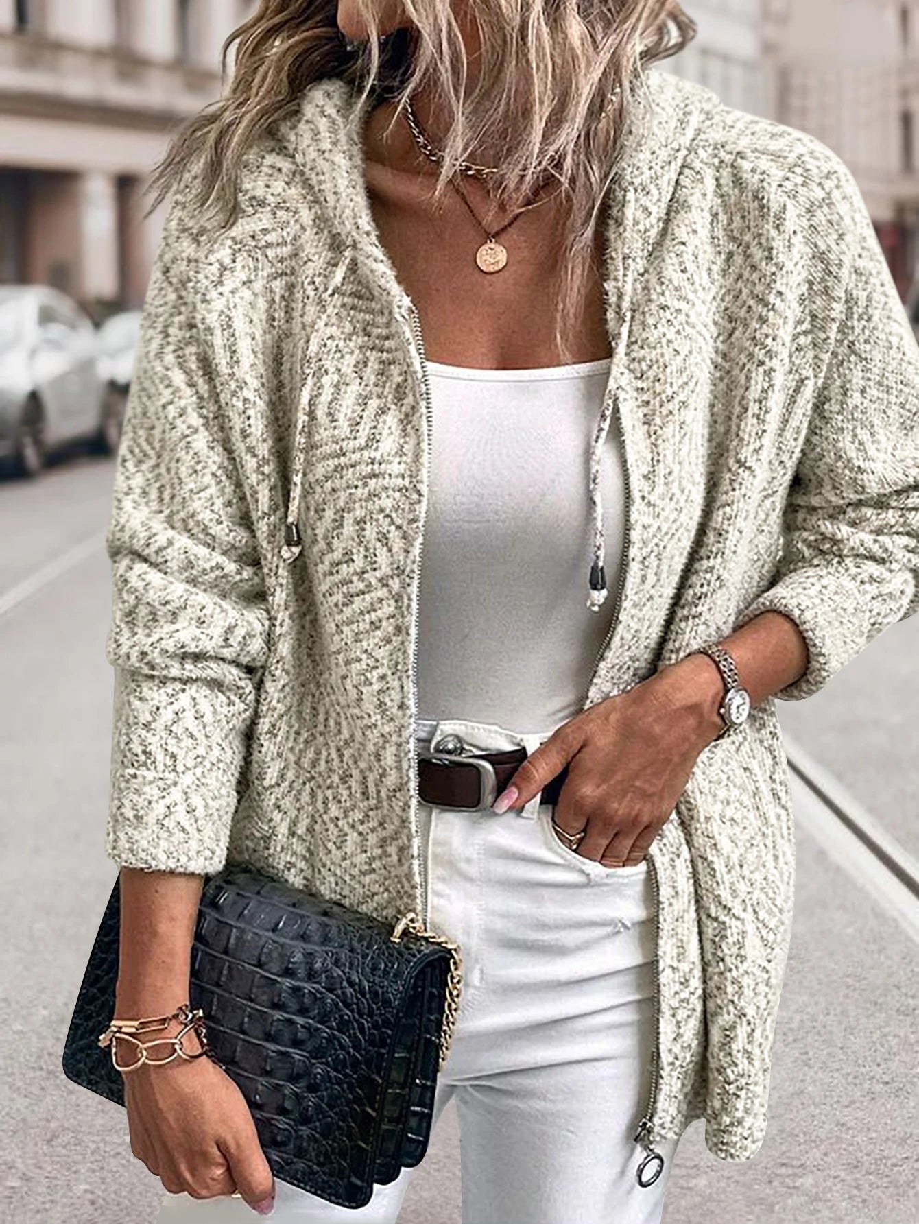 The Maria Cardigan Hooded Sweater Siren Fashion