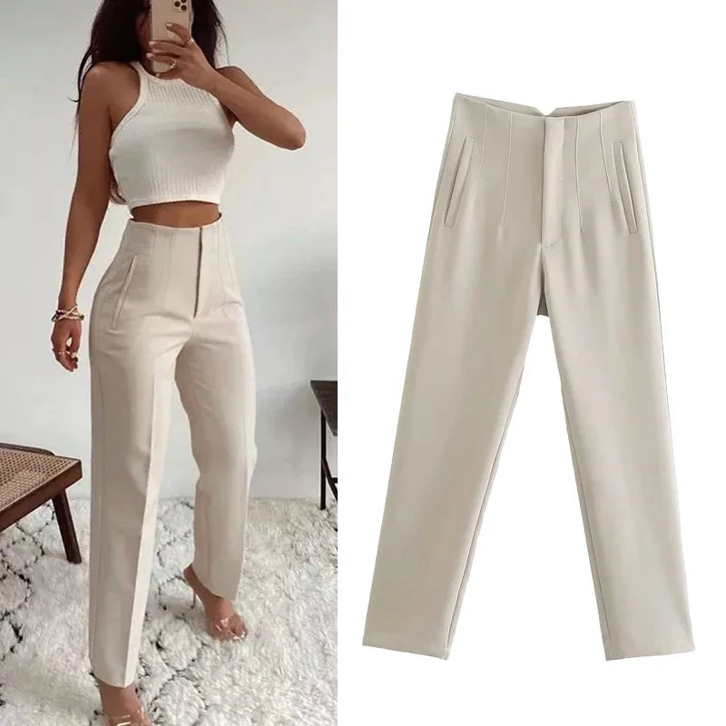 Corinna Fashion High Waist Pencil Pants Siren Fashion