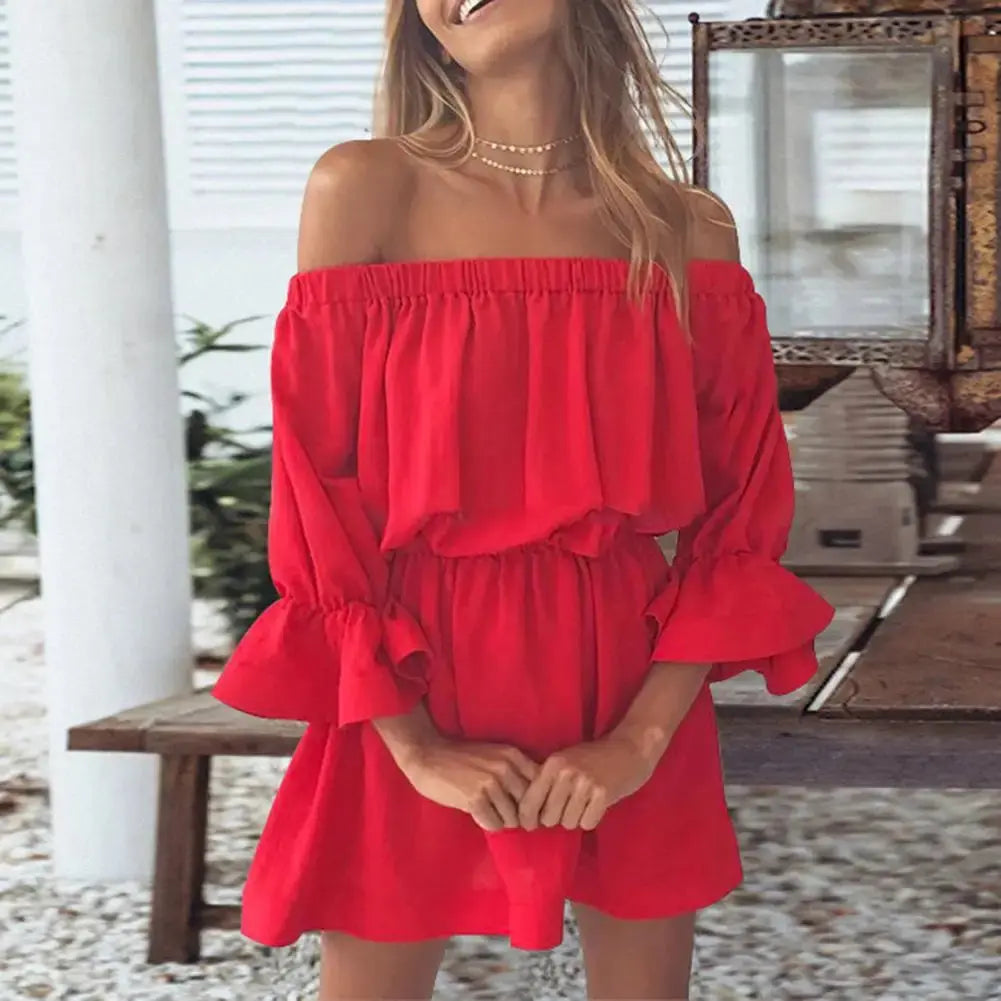 Cici Tunic Off Shoulder Tunic Dress Siren