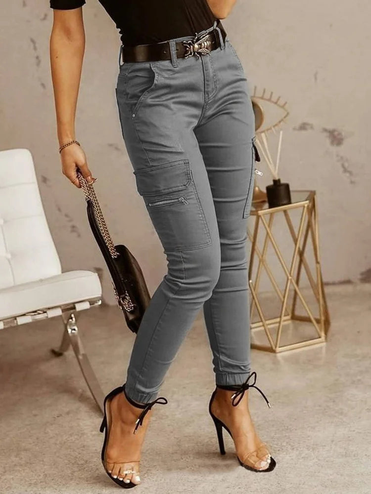 Allesia Cargo Slim Fit Pants Siren Fashion