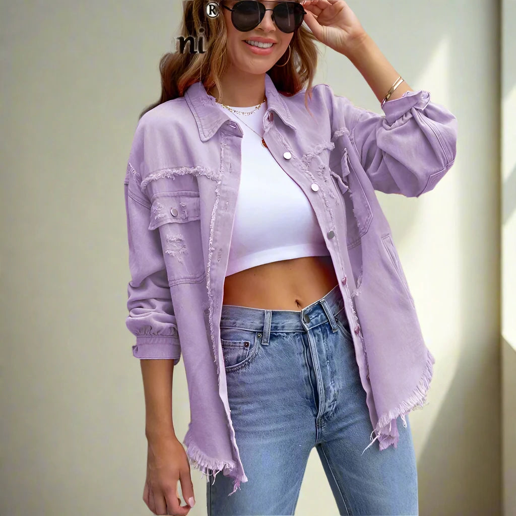 Susanna Fashion Denim Jacket Siren Fashion