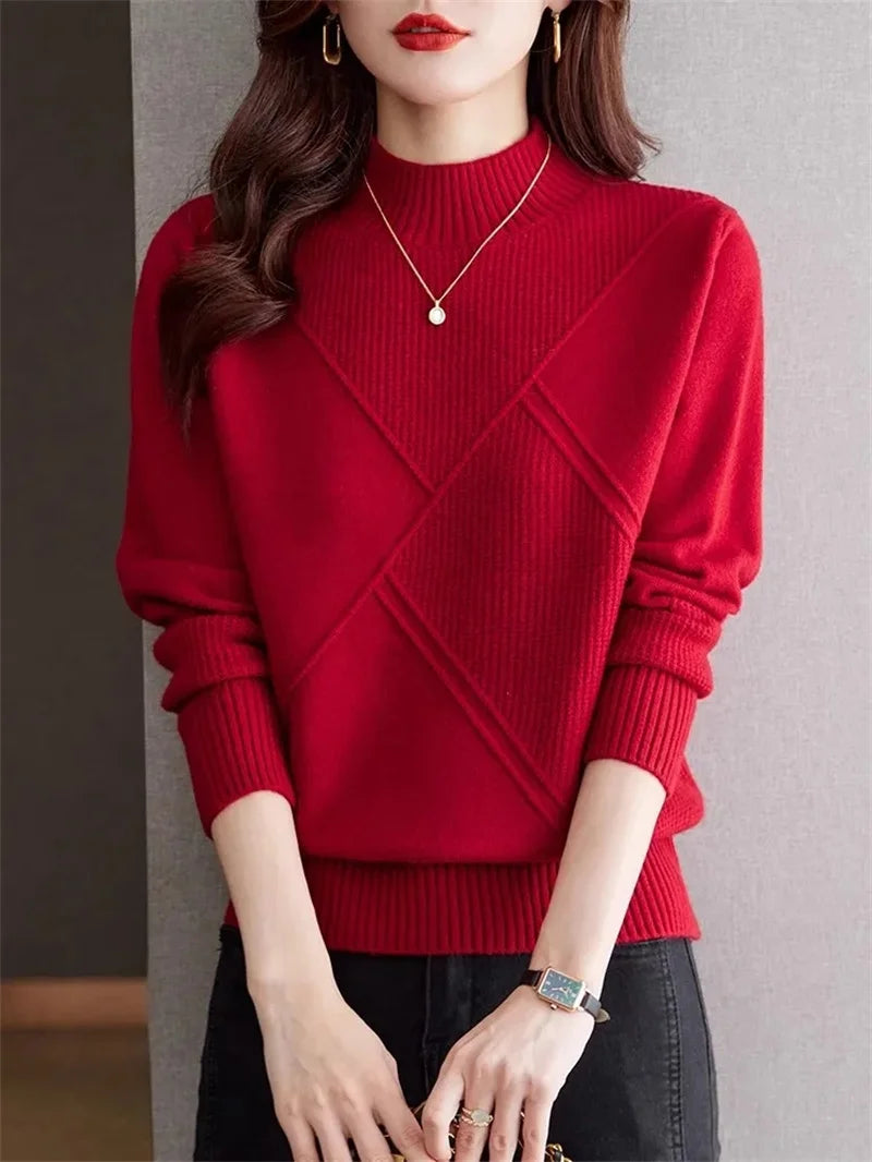 The Sofia Cashmere Knitted Wool Sweater