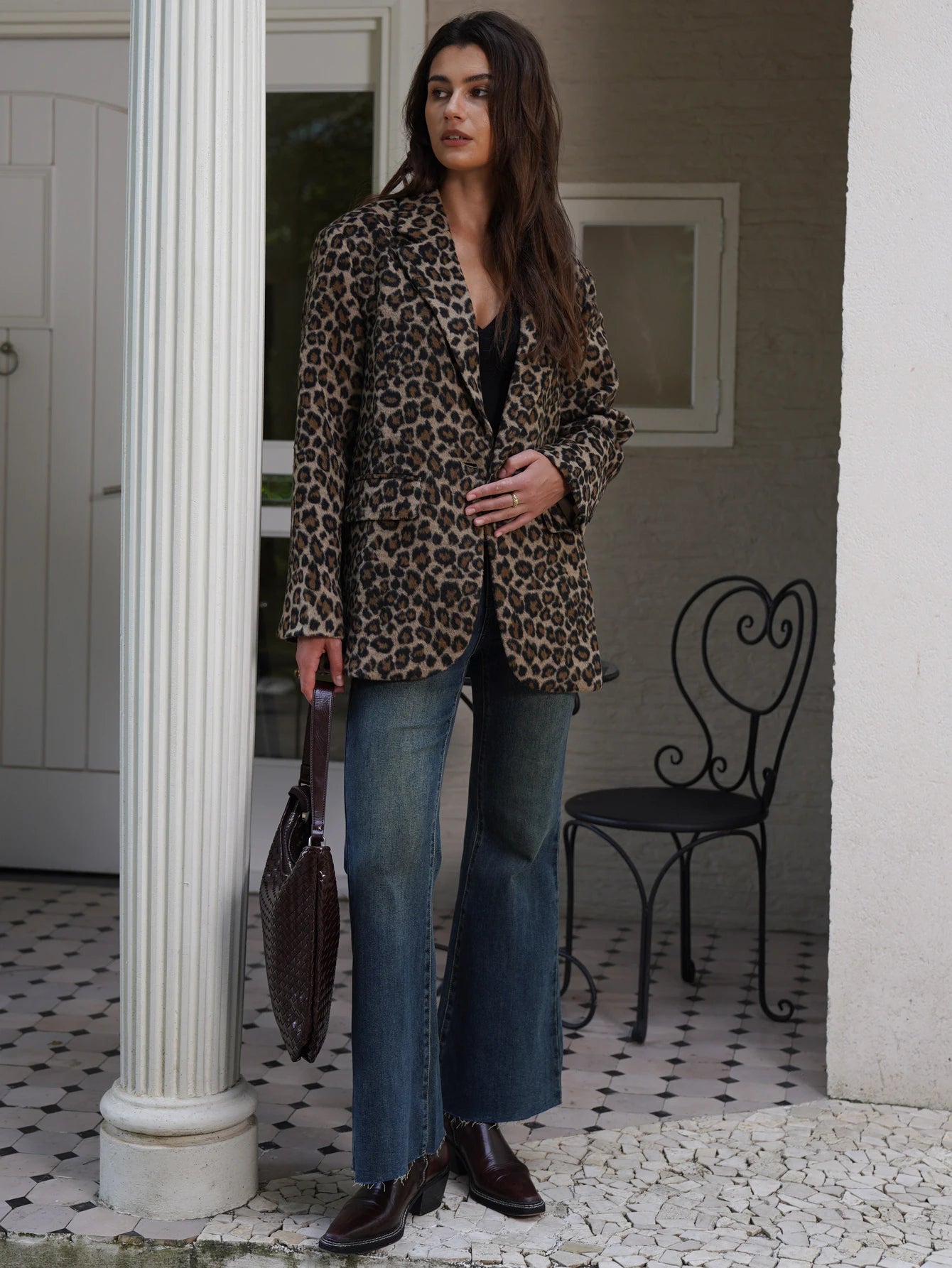 Amadea Leopard Fashion Blazer Siren Fashion