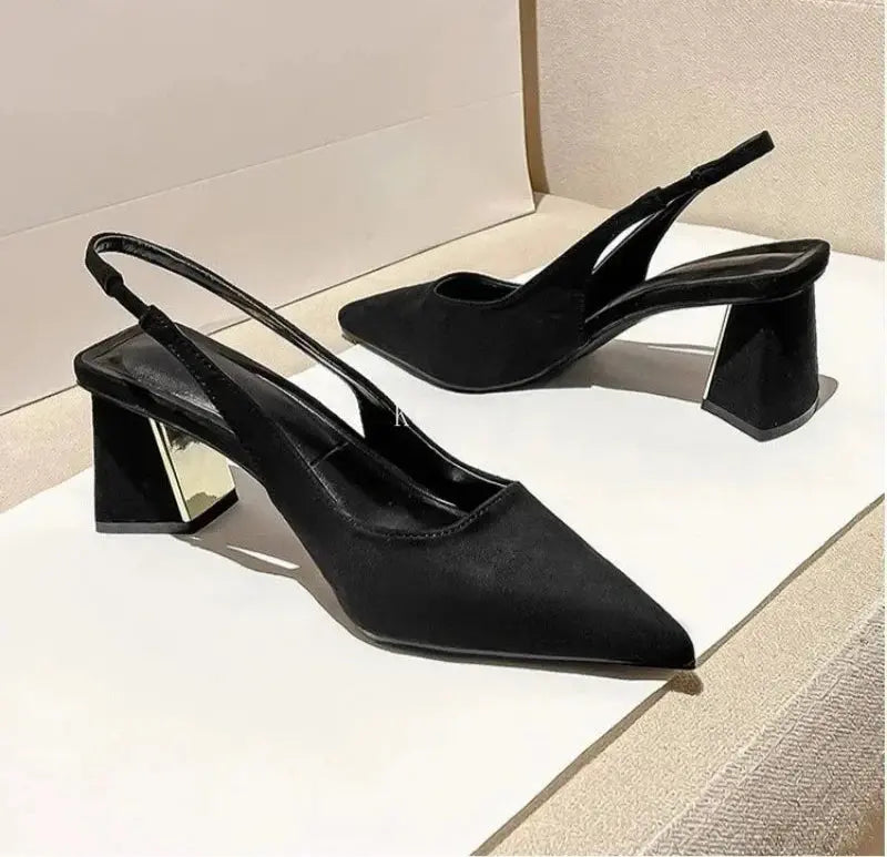 Celeste Fashion slingback Mule Heels Siren Fashion