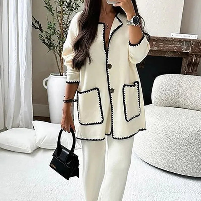 Vivien Styled Cardigan Two Piece Set