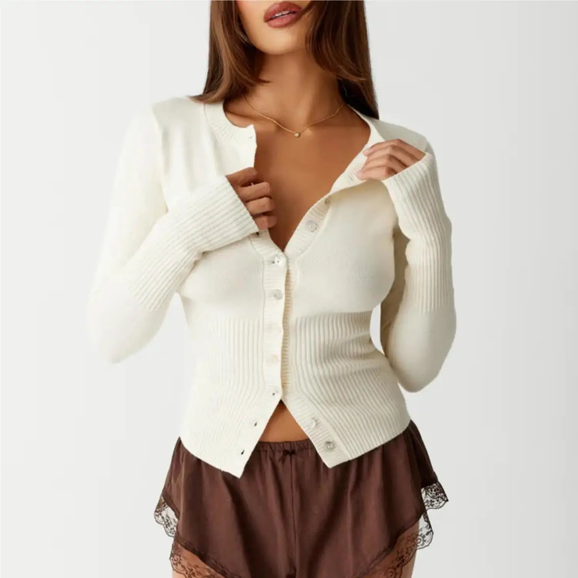 Sadie Cardigan Vintage Top and Mini Skirt Siren Fashion