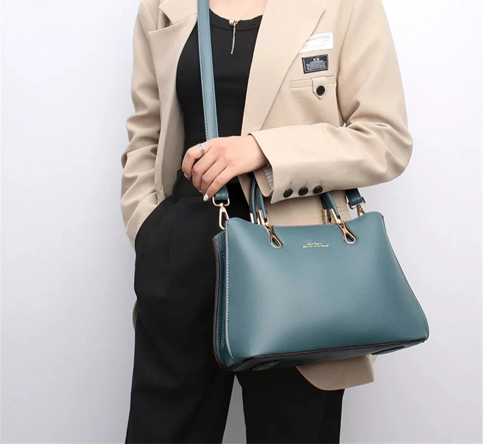 Ginevra Soft Leather Shoulder Bag Siren Fashion