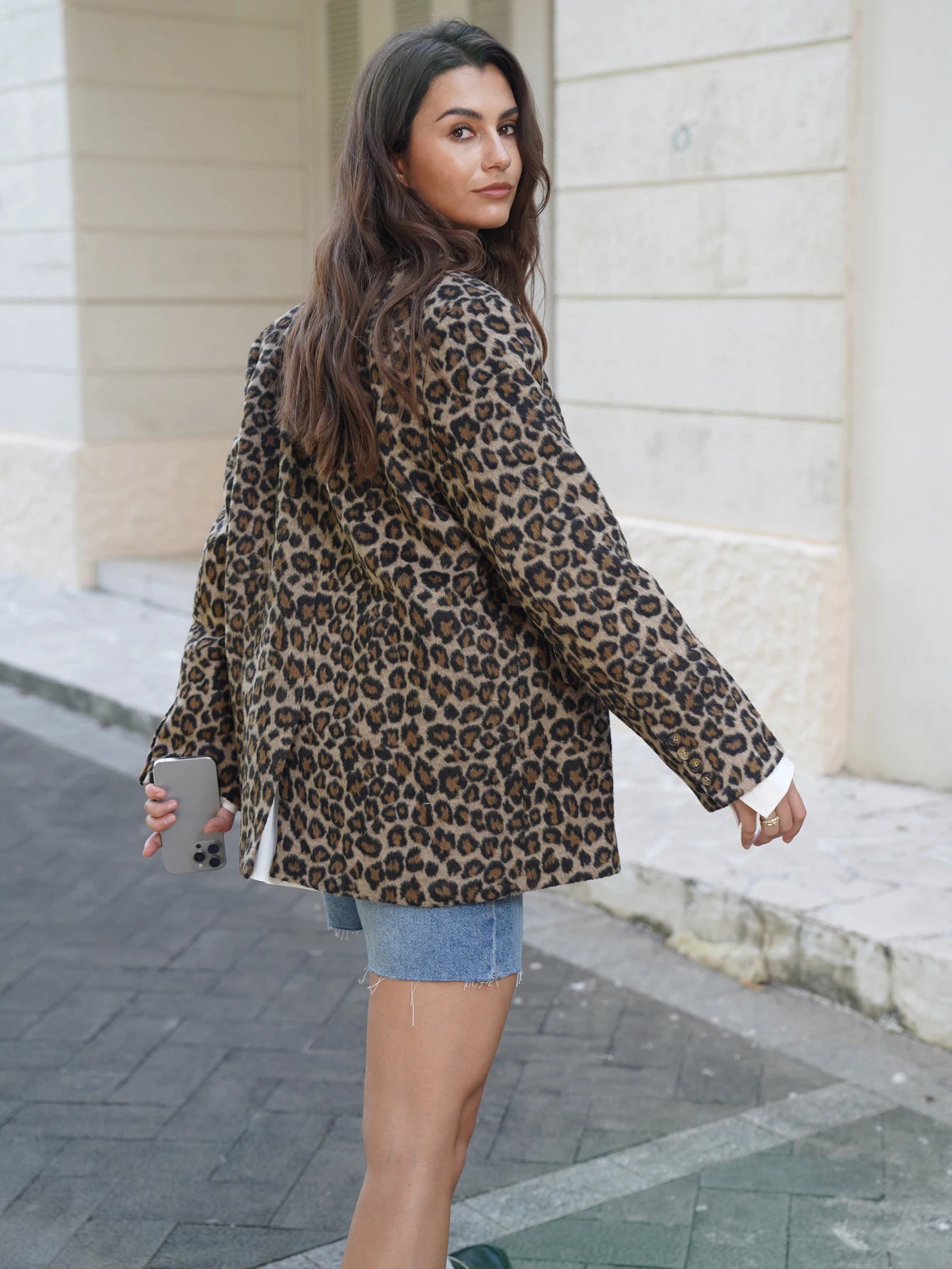 Amadea Leopard Fashion Blazer Siren Fashion