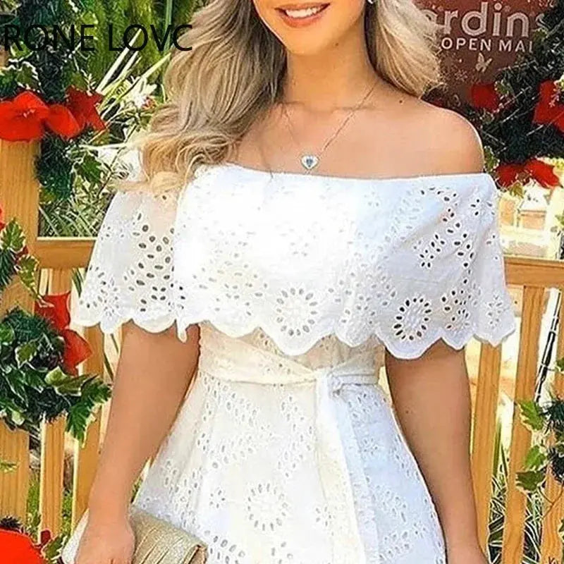 The Emily Off Shoulder Chic Mini Dress Siren Fashion